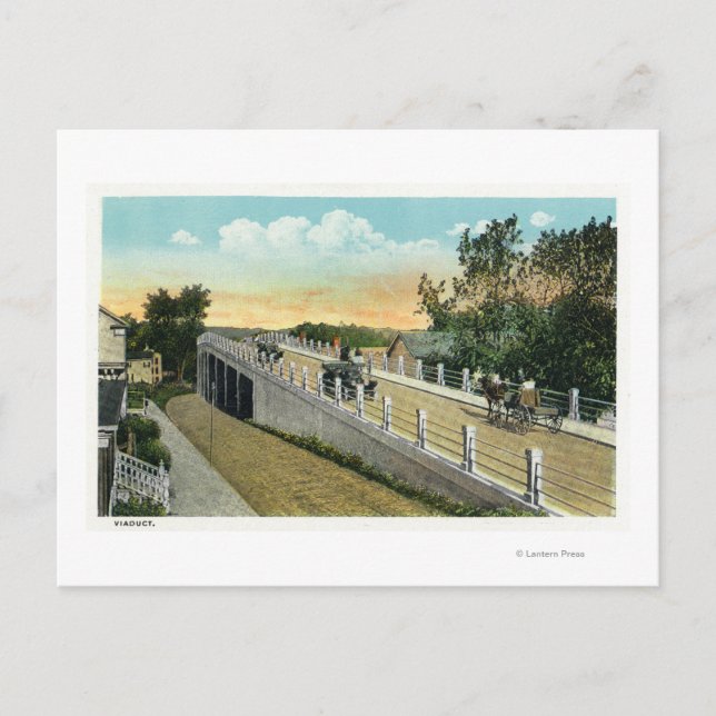 Ansicht des Viadukts Postkarte (Vorderseite)