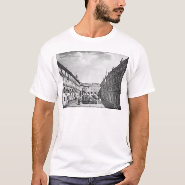 Ansicht des Yard der Männer beim Conciergerie T-Shirt (Vorderseite)