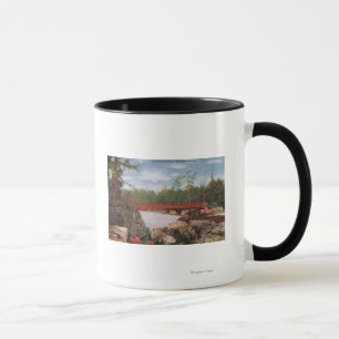 Ansicht einer Brücke zu den drei Schwester-Inseln Tasse