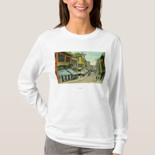 Ansicht einer Chinatown-Straße T-Shirt