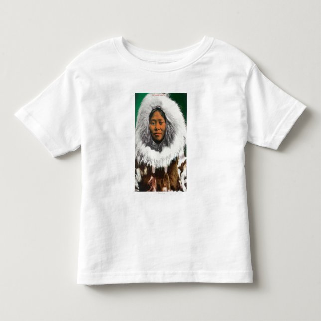 Ansicht einer Eskimoschönheit Kleinkind T-shirt (Vorderseite)
