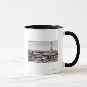 Ansicht einer Ölquelle an der Lucile Ölquelle Tasse