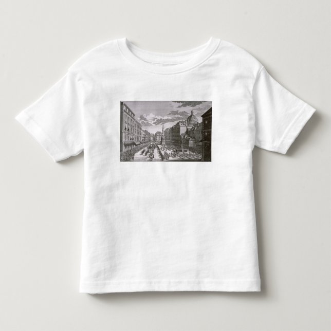 Ansicht einer Prozession im Graben Kleinkind T-shirt (Vorderseite)