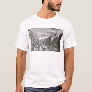 Ansicht einer Prozession im Graben T-Shirt