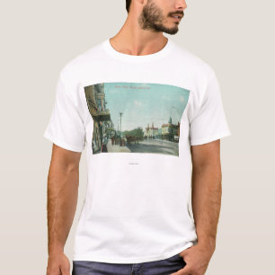Ansicht einer Straße ScenePacific Waldung, CA T-Shirt