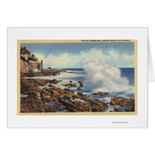 Ansicht einer typischen Küstenlinie