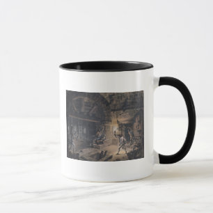 Ansicht einer Zelle in der Bastille Tasse