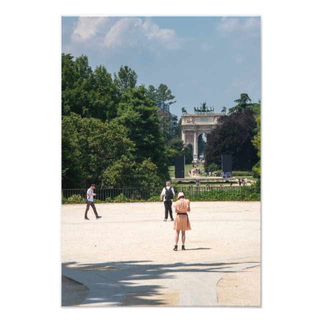 Ansicht eines Bogens Fotodruck (Vorne)