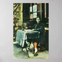 Ansicht eines chinesischen Fortune Tellers