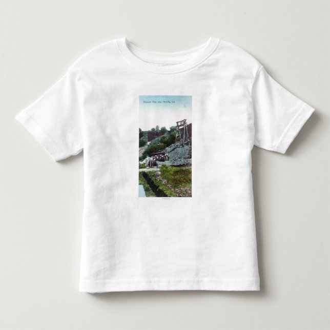 Ansicht eines Diamanten MineOroville, CA Kleinkind T-shirt (Vorderseite)