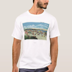Ansicht eines gedrängten Craigville Strandes T-Shirt