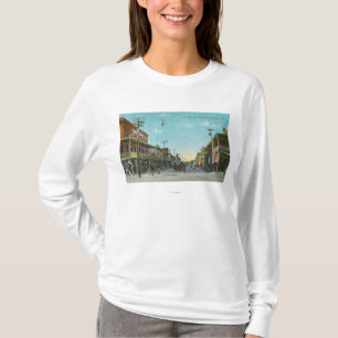 Ansicht eines Geschäfts StreetMarysville, CA T-Shirt