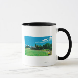Ansicht eines Grüns am königlichen Kaanapali Golf Tasse