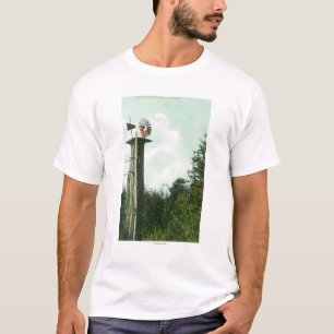 Ansicht eines Mammutbaum-Winds MillEureka, CA T-Shirt