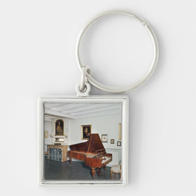 Ansicht eines Raumes mit einem Flügel Schlüsselanhänger (Vorne)