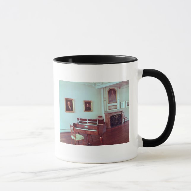 Ansicht eines Raumes mit einem Flügel Tasse (Rechts)