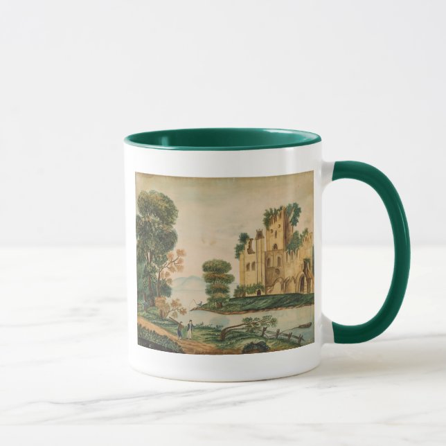 Ansicht eines Schlosses Tasse (Rechts)