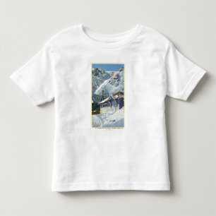Ansicht eines US-Forstdienst-Ski-Schutz Kleinkind T-shirt