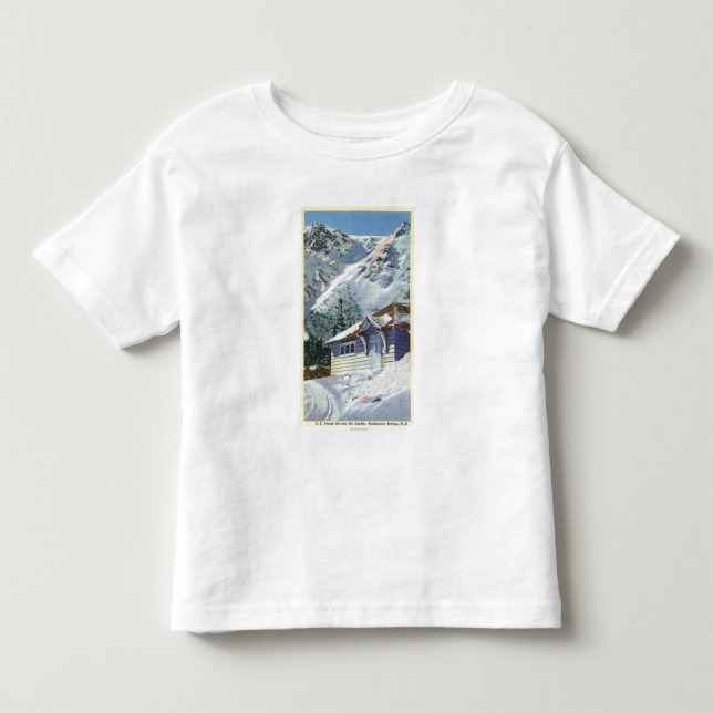 Ansicht eines US-Forstdienst-Ski-Schutz Kleinkind T-shirt (Vorderseite)