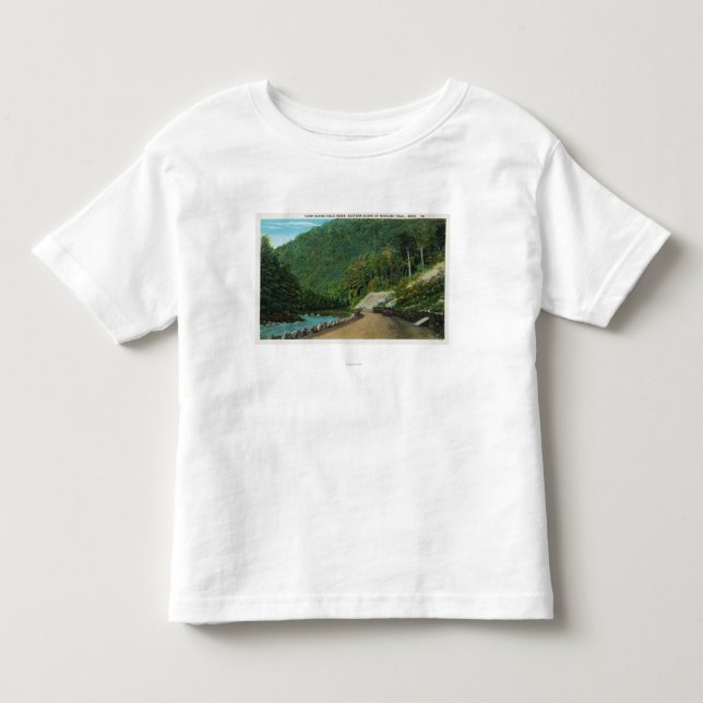 Ansicht entlang kalten Fluss der Oststeigung von Kleinkind T-shirt (Vorderseite)