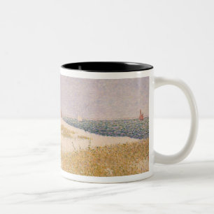 Ansicht Georges Pierre Seurat des Forts Samson, Zweifarbige Tasse