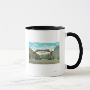 Ansicht HauptStreetGrants Durchlaufs ODER Tasse