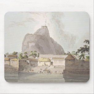 Ansicht in das Fort von Trichinopoly, überziehen Mousepad