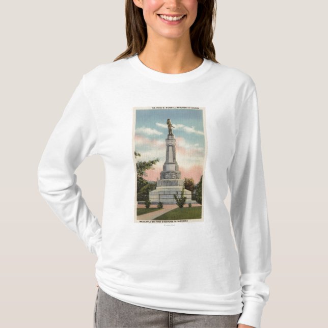 Ansicht James W. Marshall Monument # 1 T-Shirt (Vorderseite)