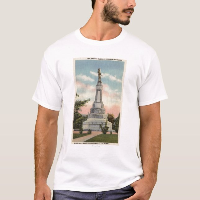 Ansicht James W. Marshall Monument # 1 T-Shirt (Vorderseite)
