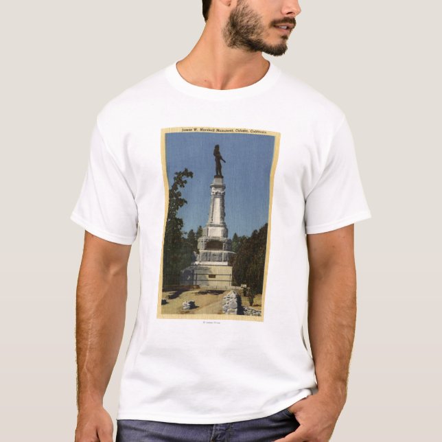 Ansicht James W. Marshall Monument # 2 T-Shirt (Vorderseite)