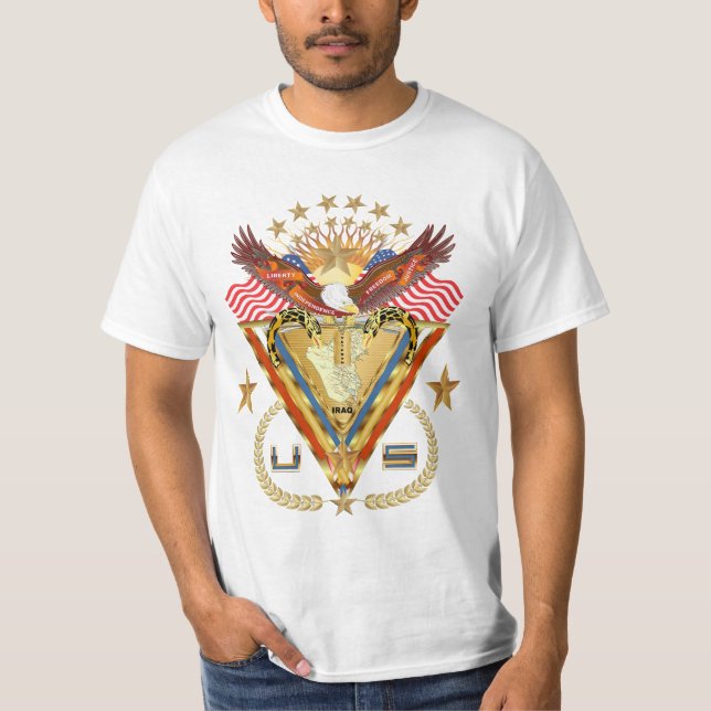 Ansicht-Künstler des Veteranen-DAV kommentiert T-Shirt (Vorderseite)
