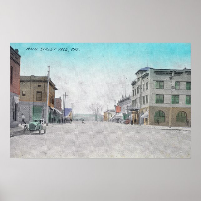 Ansicht Main StreetVale, OR Poster (Vorne)