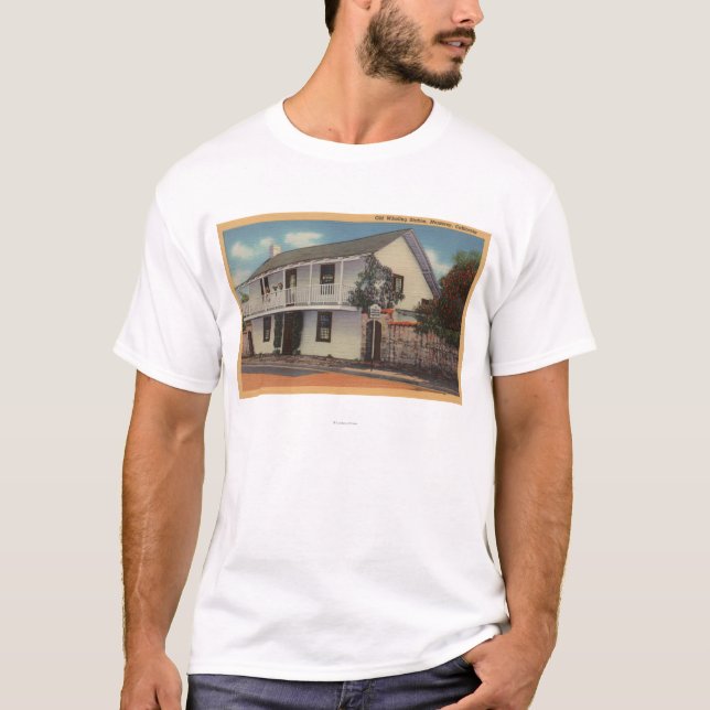 Ansicht Monterey, Kalifornien der alten T-Shirt (Vorderseite)