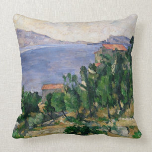 Ansicht Pauls Cezanne des Bergs Marseilleveyre Kissen