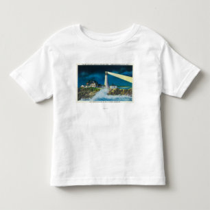 Ansicht Portlandhauptleuchtturmes auf Casco Bucht Kleinkind T-shirt