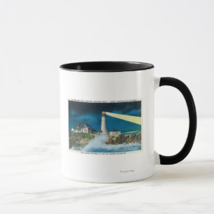 Ansicht Portlandhauptleuchtturmes auf Casco Bucht Tasse