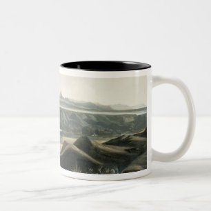 Ansicht Rocky Mountainss, überziehen 44 vom Zweifarbige Tasse