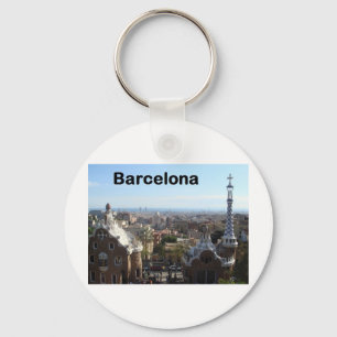 Ansicht Spaniens Barcelona (St.K) Schlüsselanhänger