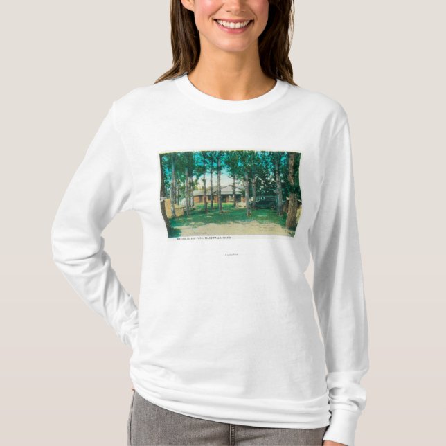 Ansicht städtischer touristischer T-Shirt (Vorderseite)