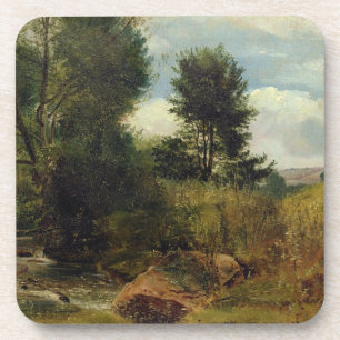 Ansicht über den Fluss SID, nahe Sidmouth, c.1852 Getränkeuntersetzer