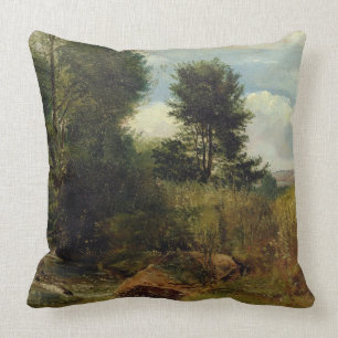 Ansicht über den Fluss SID, nahe Sidmouth, c.1852 Kissen