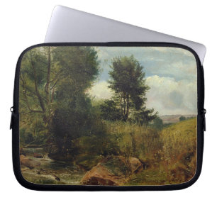Ansicht über den Fluss SID, nahe Sidmouth, c.1852 Laptopschutzhülle