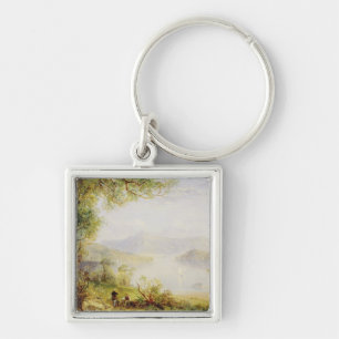 Ansicht über den Hudson, c.1840-45 (Öl auf Platt Schlüsselanhänger
