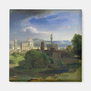Ansicht über Florenz, c.1829 Magnet
