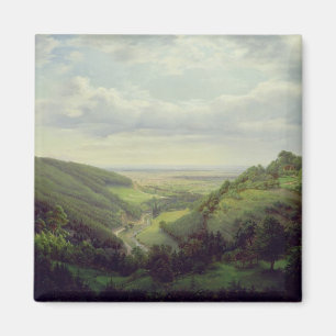 Ansicht vom Heilenberg Schloss bei Jugenheim Magnet