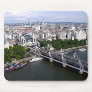 Ansicht vom London-Auge Mousepad