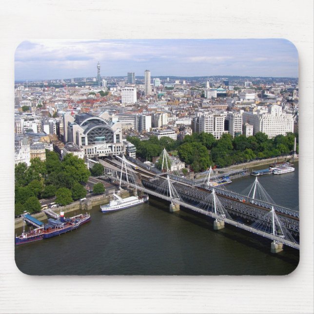 Ansicht vom London-Auge Mousepad (Vorne)