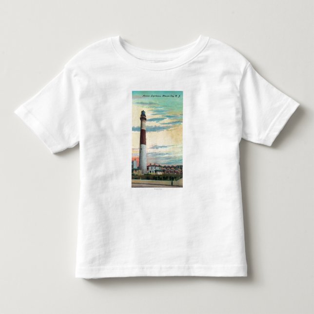 Ansicht von Absecon LighthouseAtlantic Stadt, NJ Kleinkind T-shirt (Vorderseite)