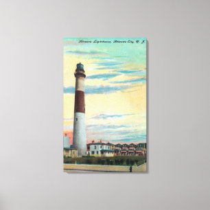 Ansicht von Absecon LighthouseAtlantic Stadt, NJ Leinwanddruck