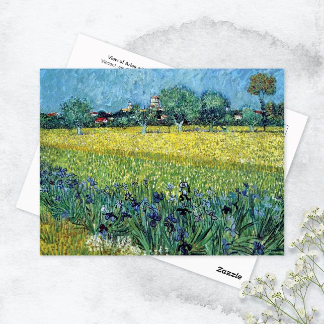 Ansicht von Arles Irises Vincent van Gogh Postkarte (Von Creator hochgeladen)